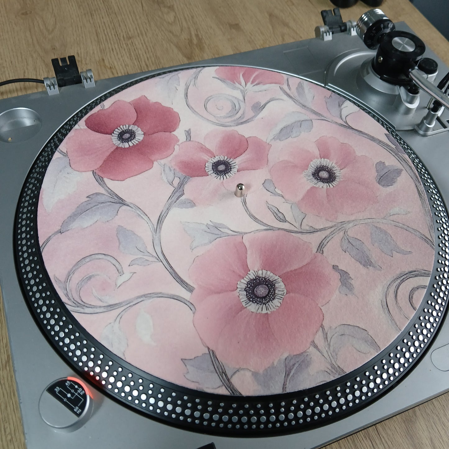 Pink Poppies Watercolour Slipmat – Cottage Core Aesthetic