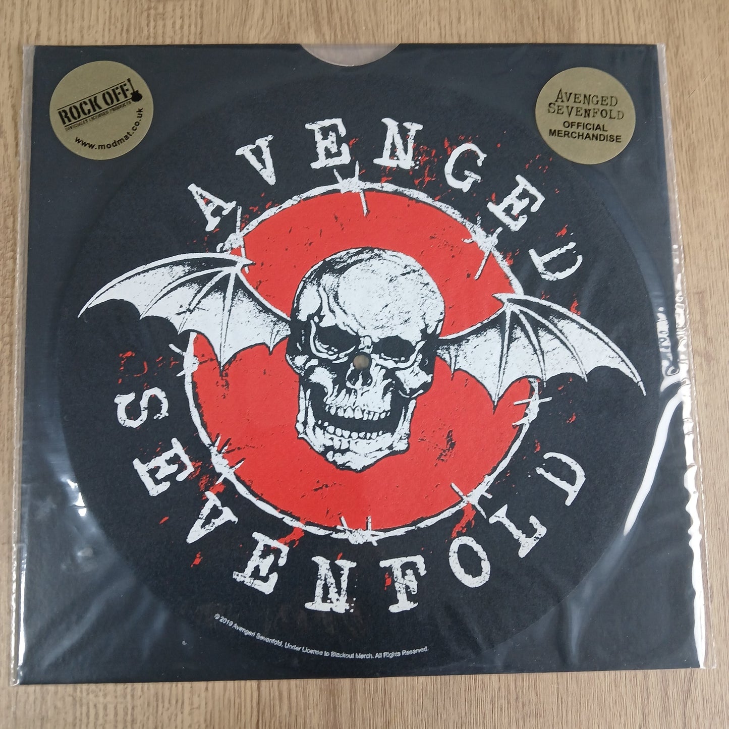 Official Avenged Sevenfold Turntable Slipmat : Skull