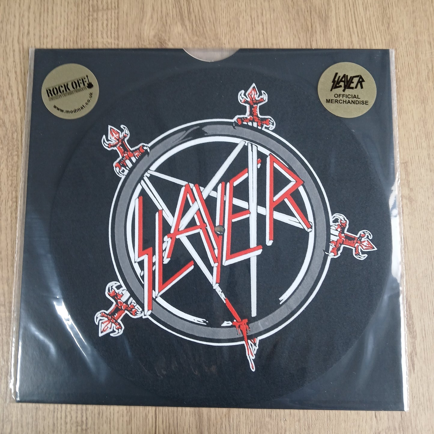 Official Slayer Turntable Slipmat : Pentagram