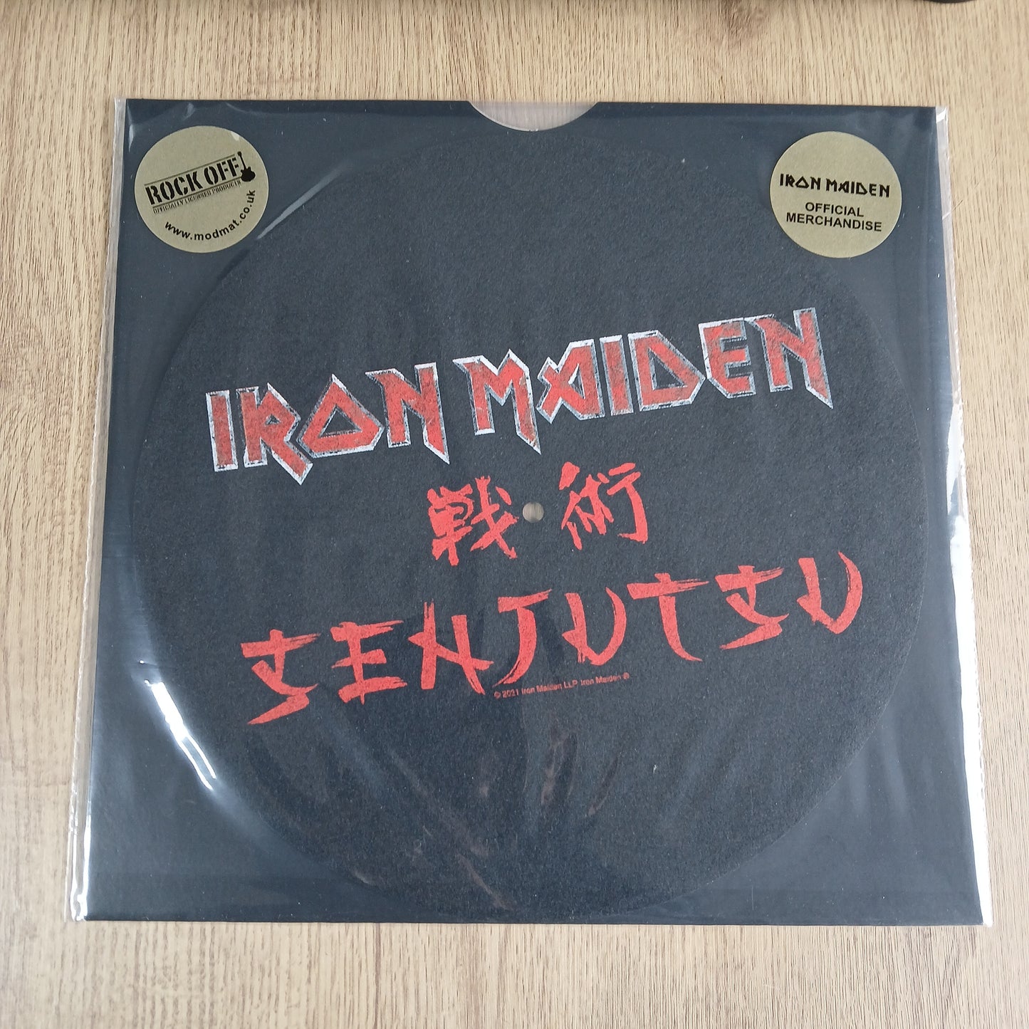 Official Iron Maiden Turntable Slipmat : Senjutsu