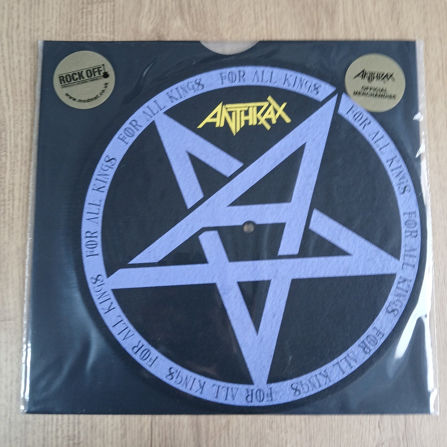 Official Anthrax Turntable Slipmat : For All Kings