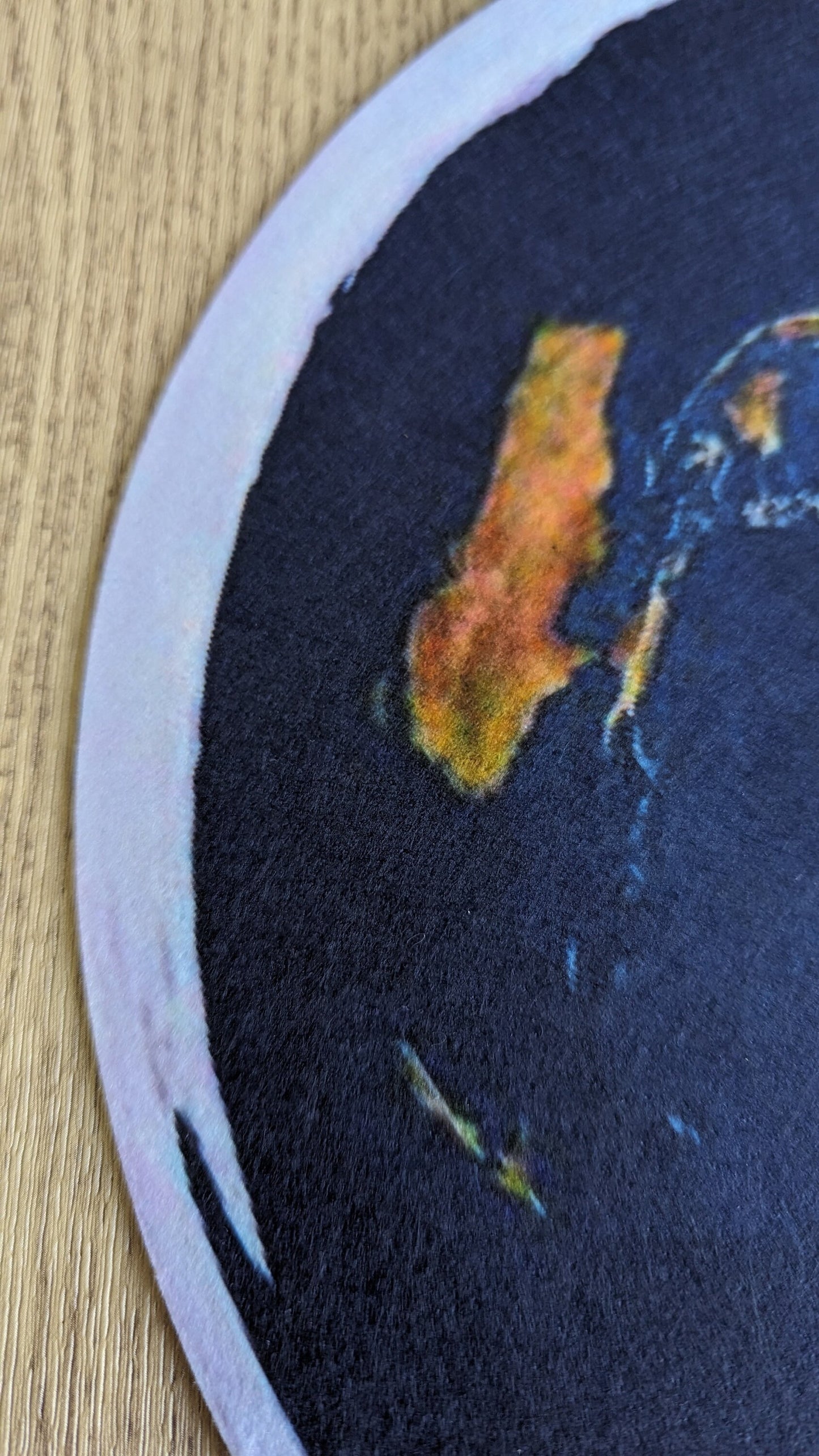 The Flat Earth Slipmat – 7"/12" Vinyl Turntable Mat