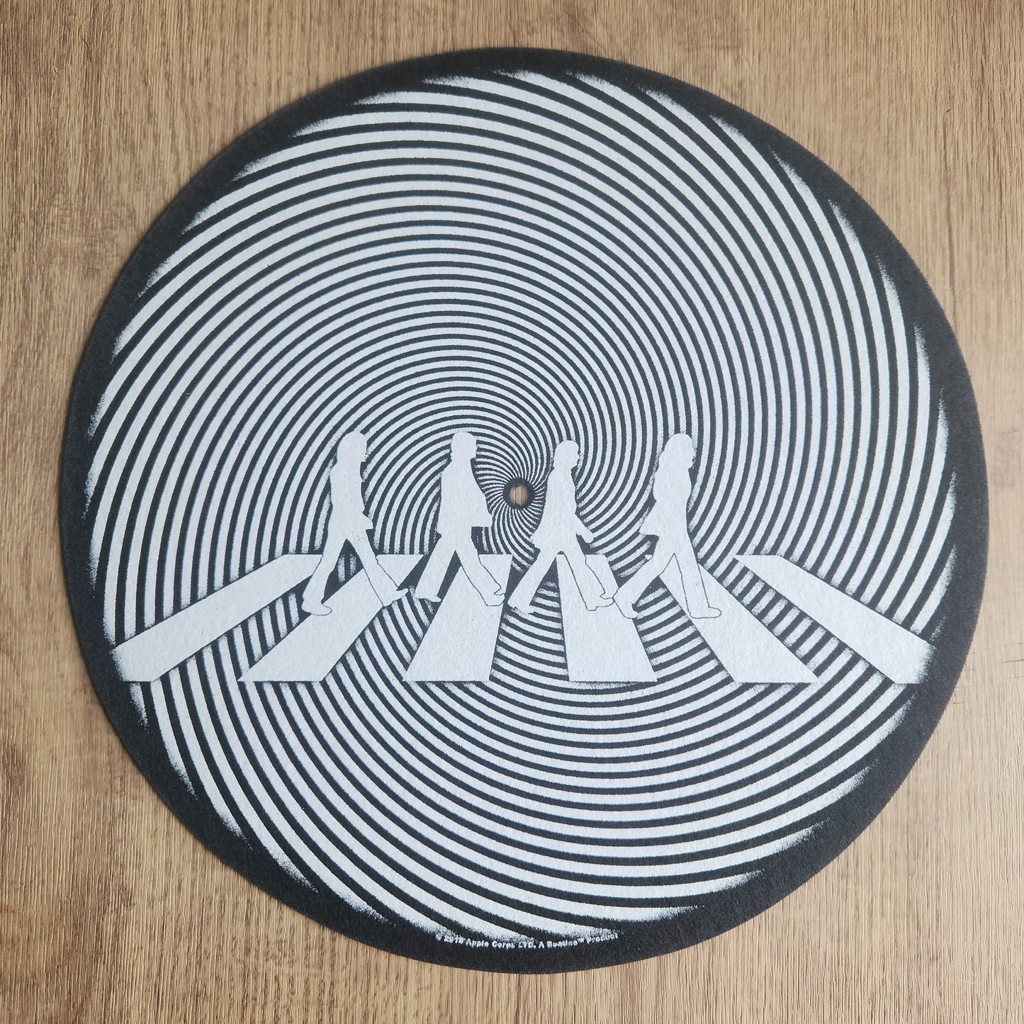 Official The Beatles Turntable Slipmat : Crossing Silhouette