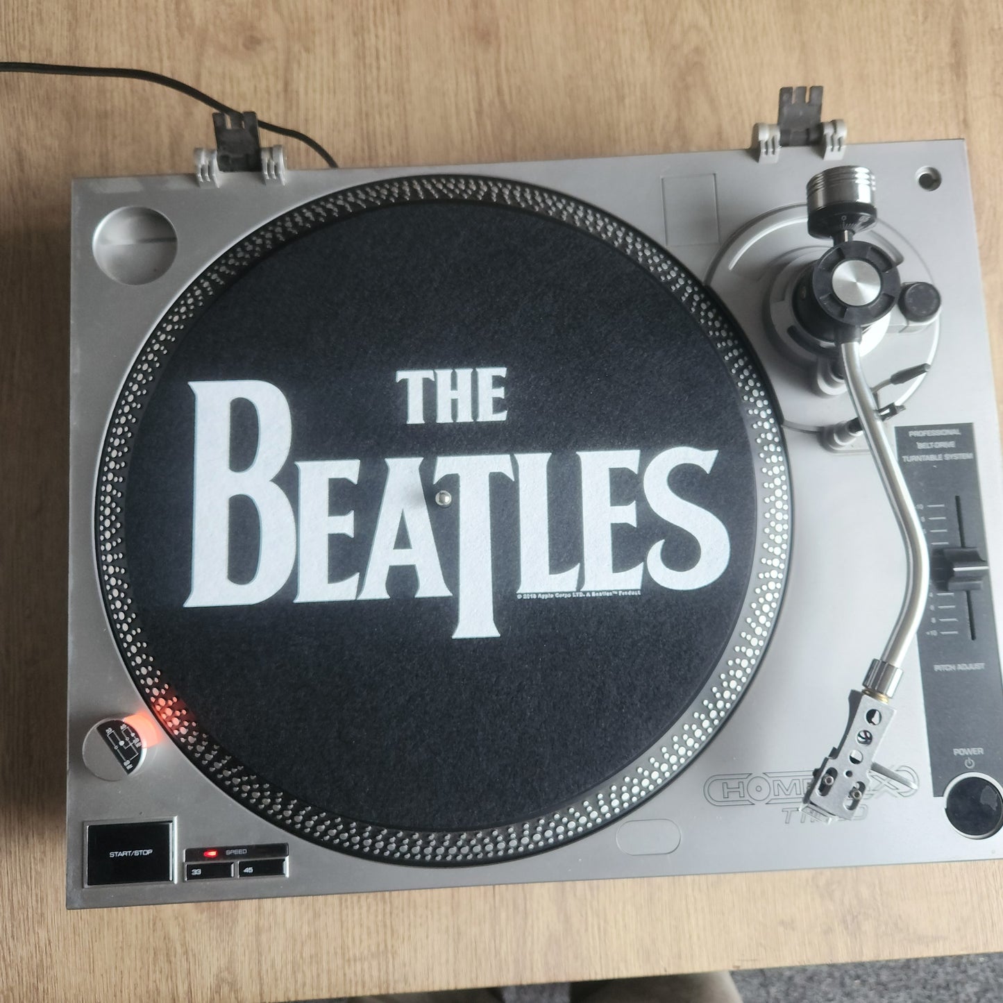 Official The Beatles Turntable Slipmat : Drop T Logo