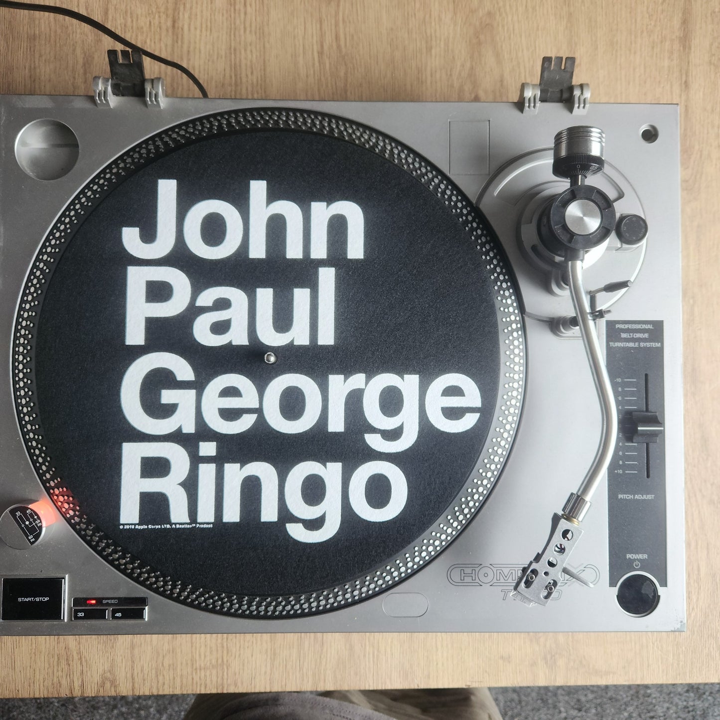 Official The Beatles Turntable Slipmat : JPGR