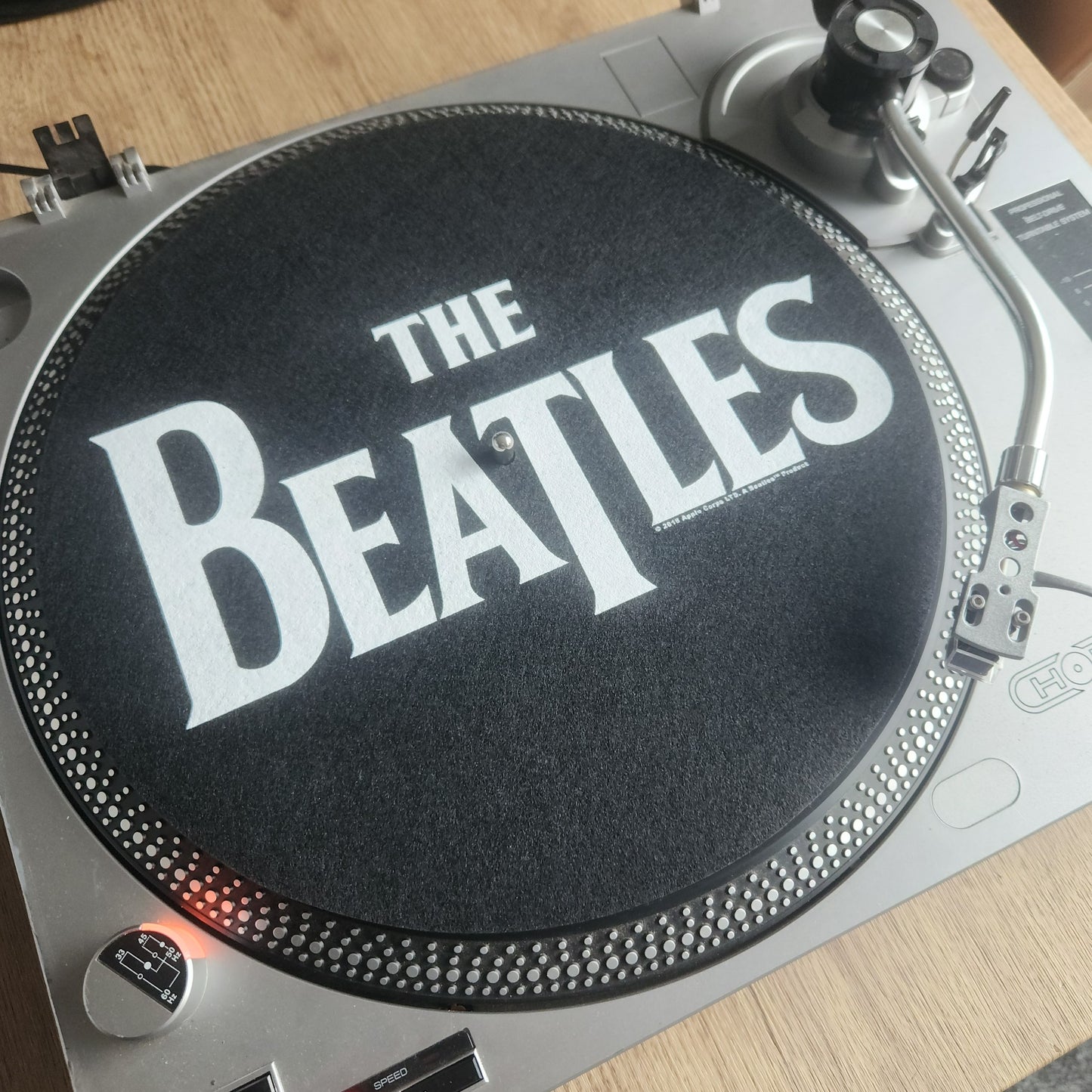 Official The Beatles Turntable Slipmat : Drop T Logo