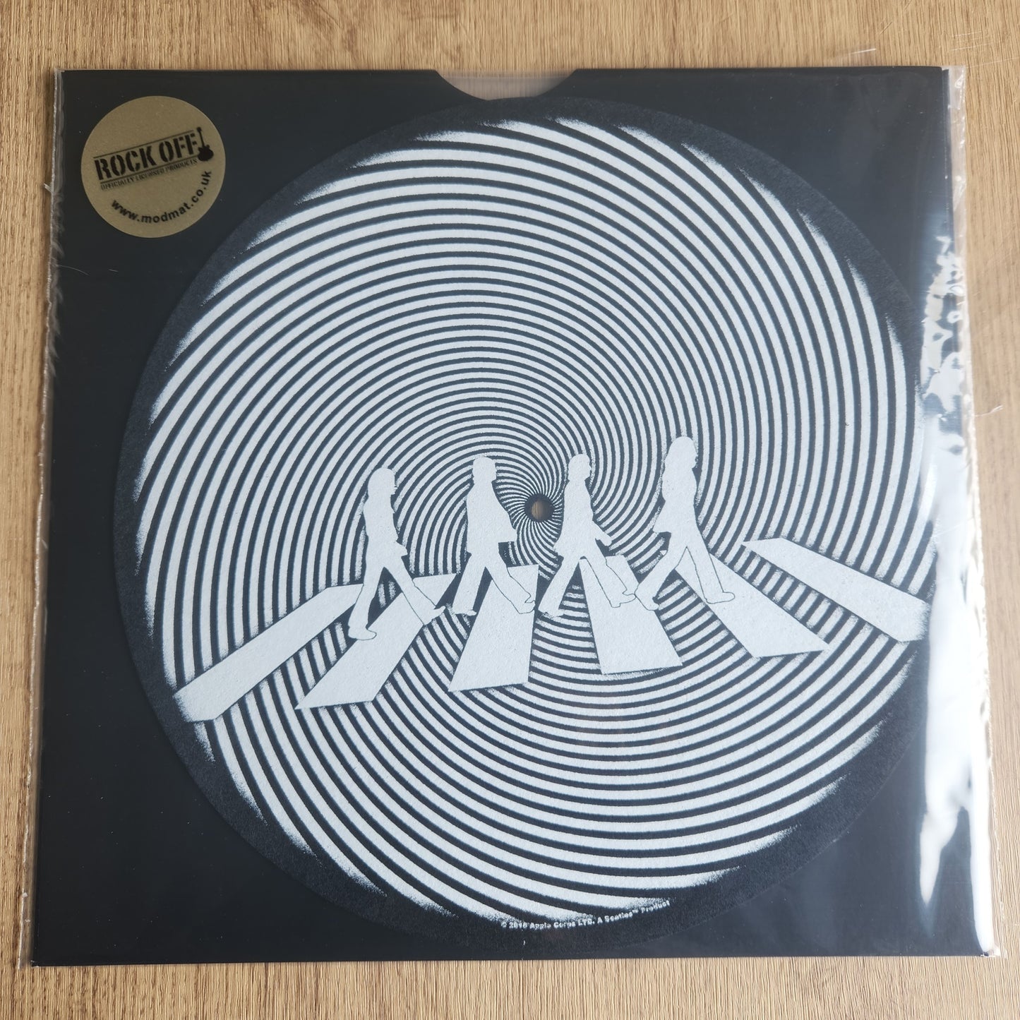 Official The Beatles Turntable Slipmat : Crossing Silhouette