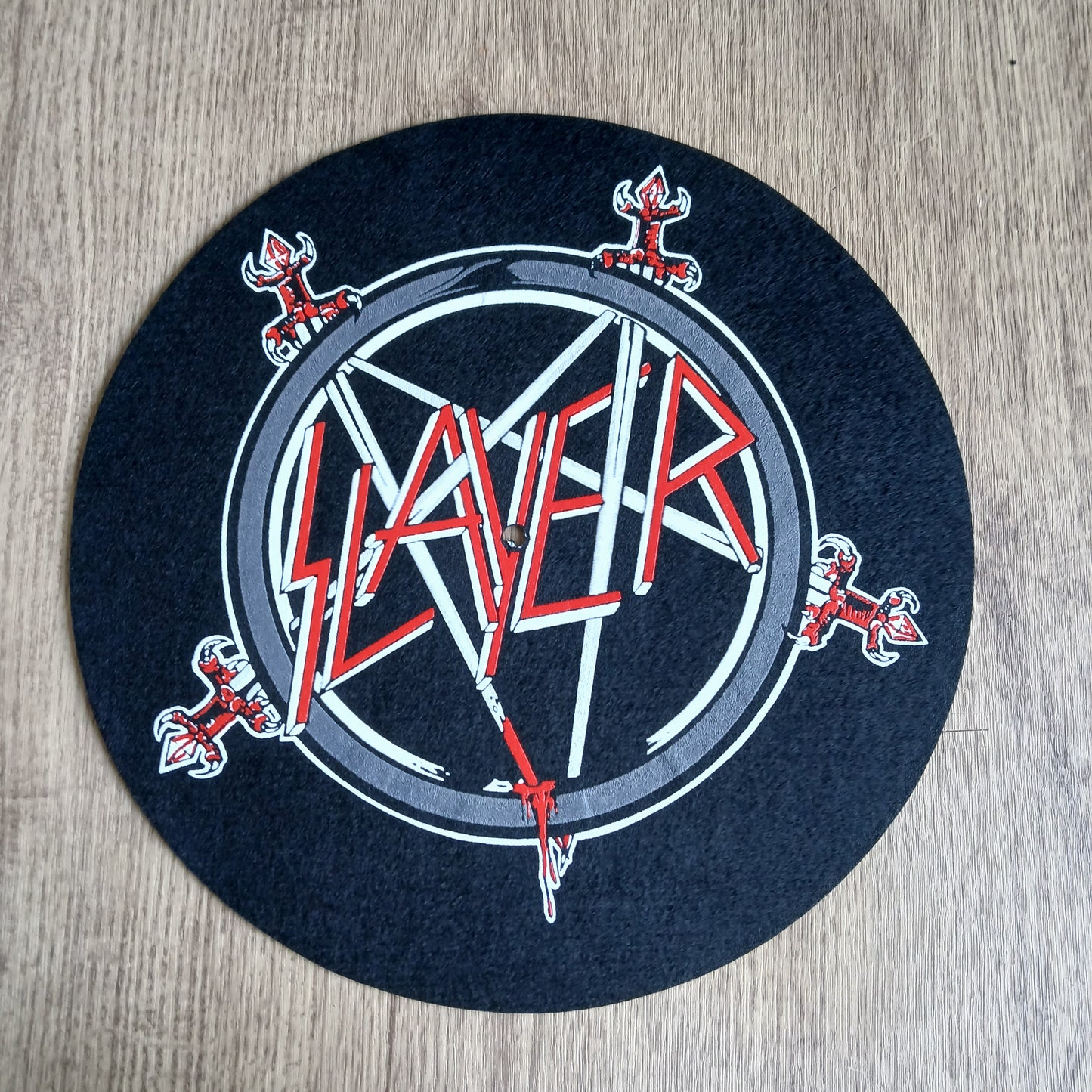 Official Slayer Turntable Slipmat : Pentagram