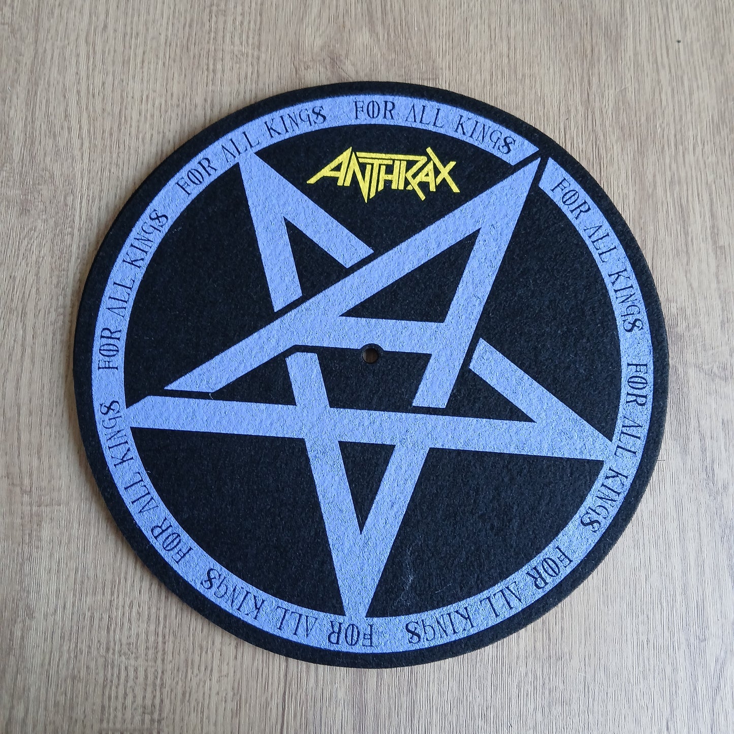 Official Anthrax Turntable Slipmat : For All Kings
