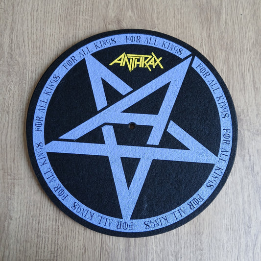 Official Anthrax Turntable Slipmat : For All Kings