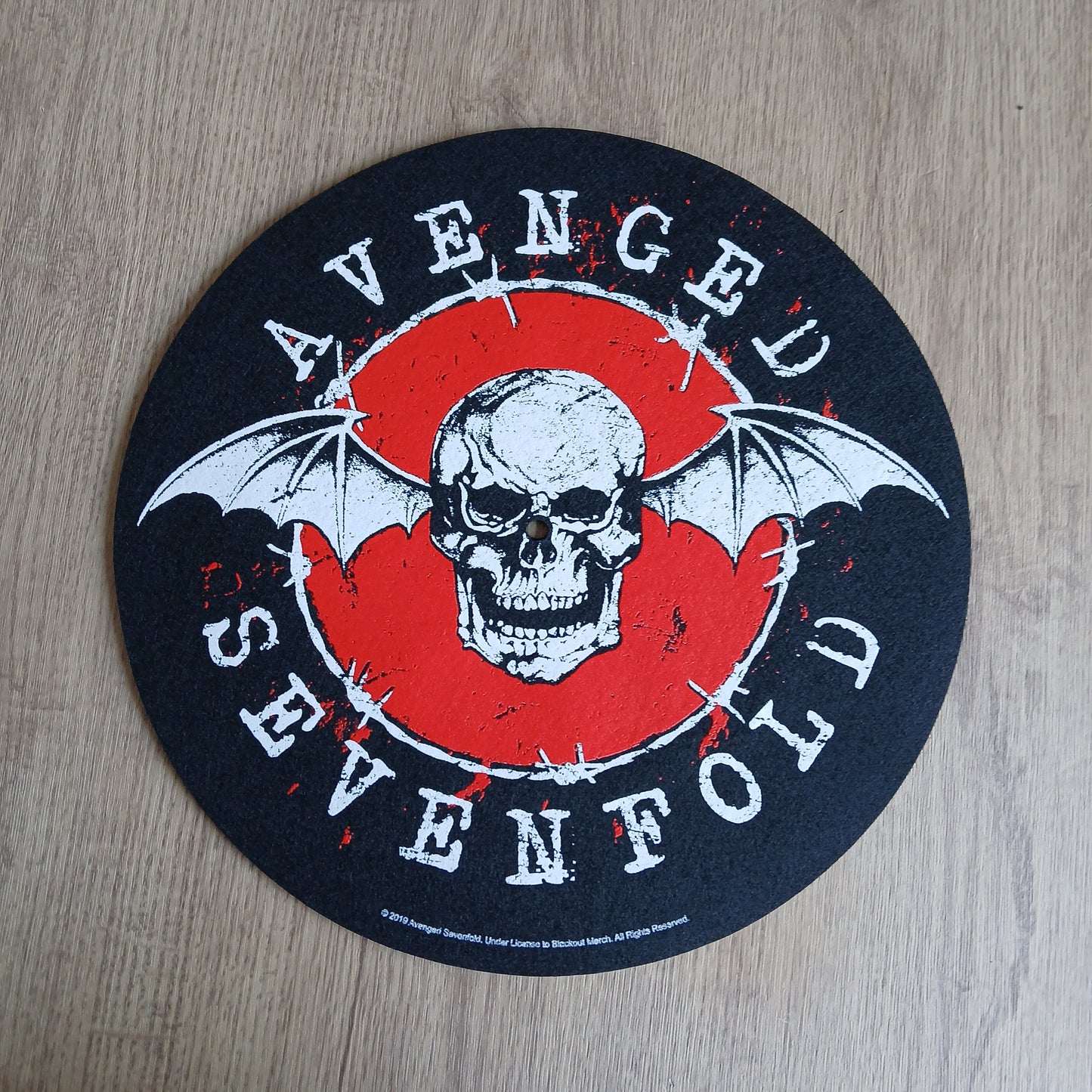 Official Avenged Sevenfold Turntable Slipmat : Skull