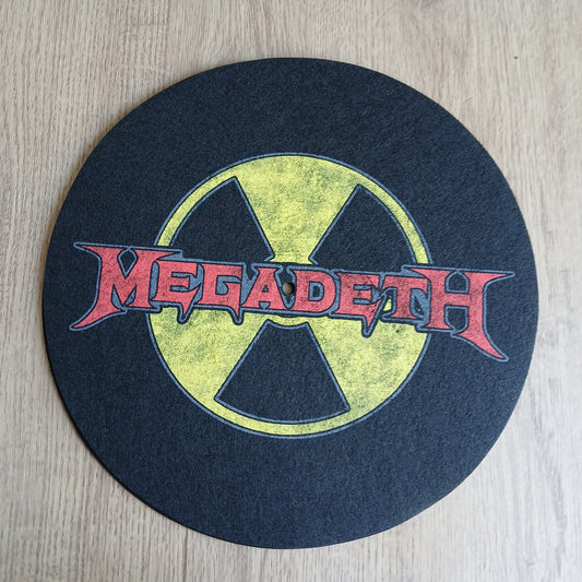 Official Megadeth Turntable Slipmat : Radioactive