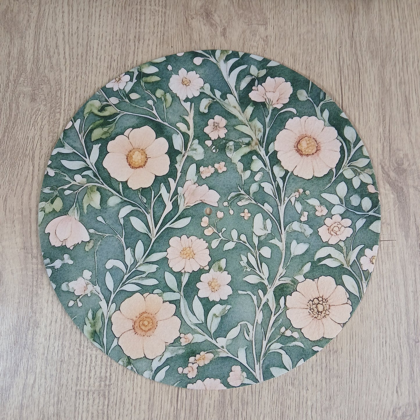 Sage Green Slipmat – William Morris Inspired Soft Furnishing Design