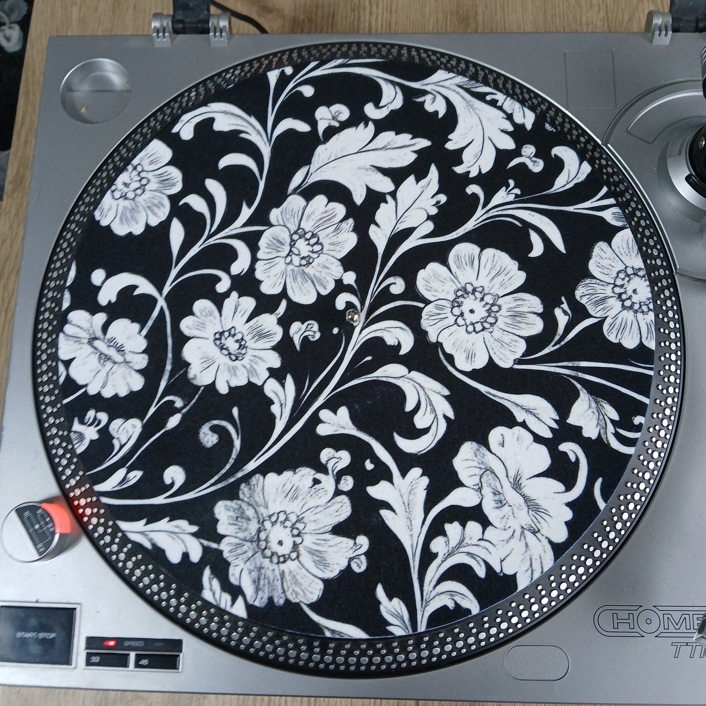 Alfombrilla antideslizante Stain Glass Wise Owl para tocadiscos de vinilo LP de 7 y 12 pulgadas, alfombrilla antideslizante para DJ Pro, tocadiscos Technics 1210 DJ Turntablist