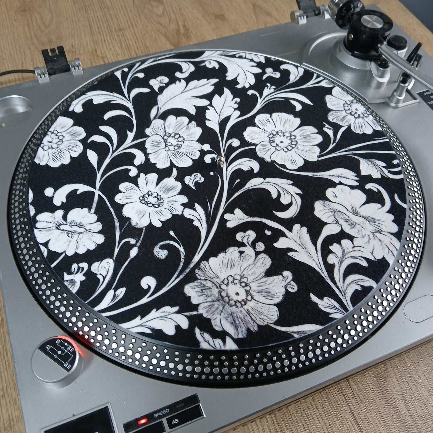 Alfombrilla antideslizante Stain Glass Wise Owl para tocadiscos de vinilo LP de 7 y 12 pulgadas, alfombrilla antideslizante para DJ Pro, tocadiscos Technics 1210 DJ Turntablist
