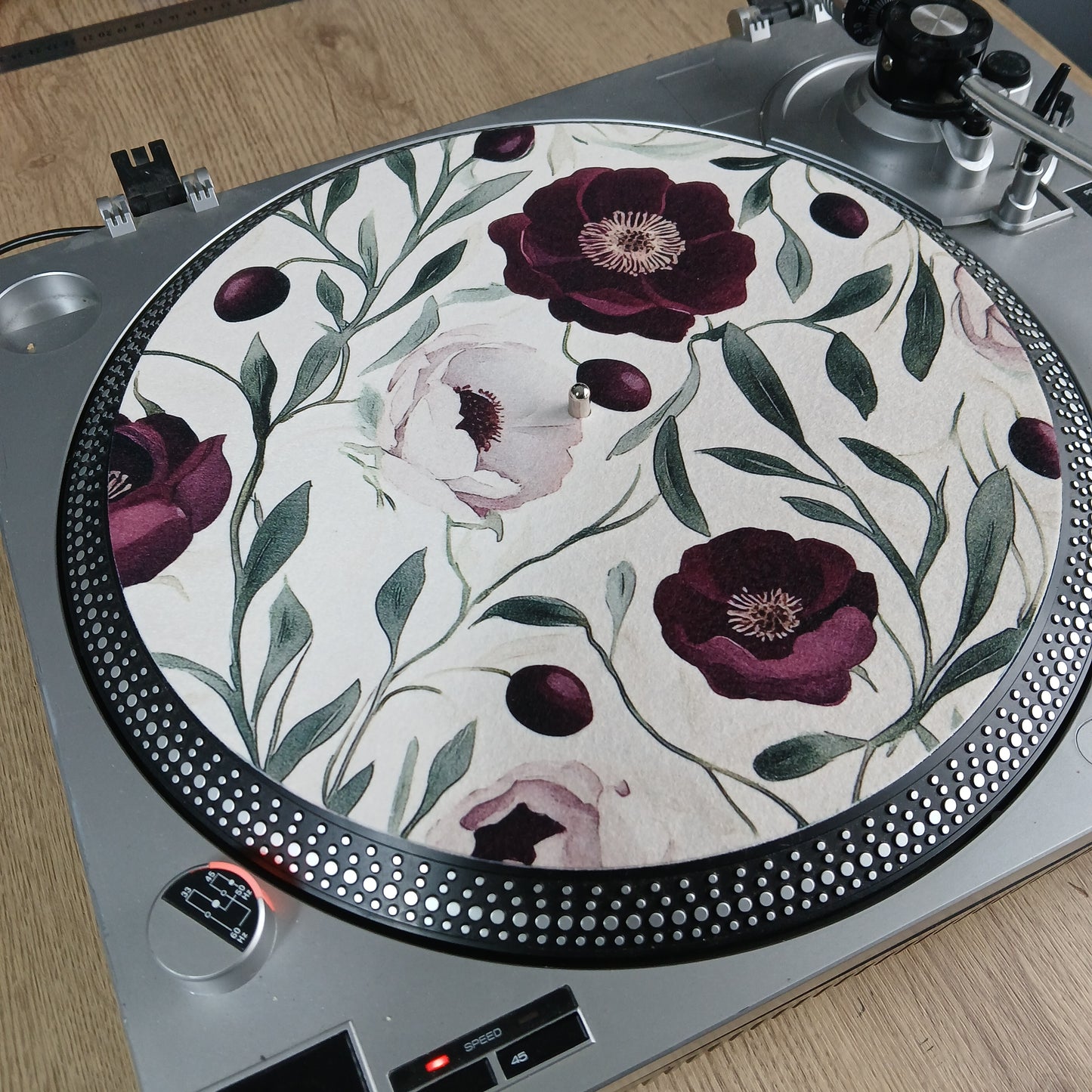 Vintage Poppy Blossom Slipmat – Soft Furnishing Inspired Design