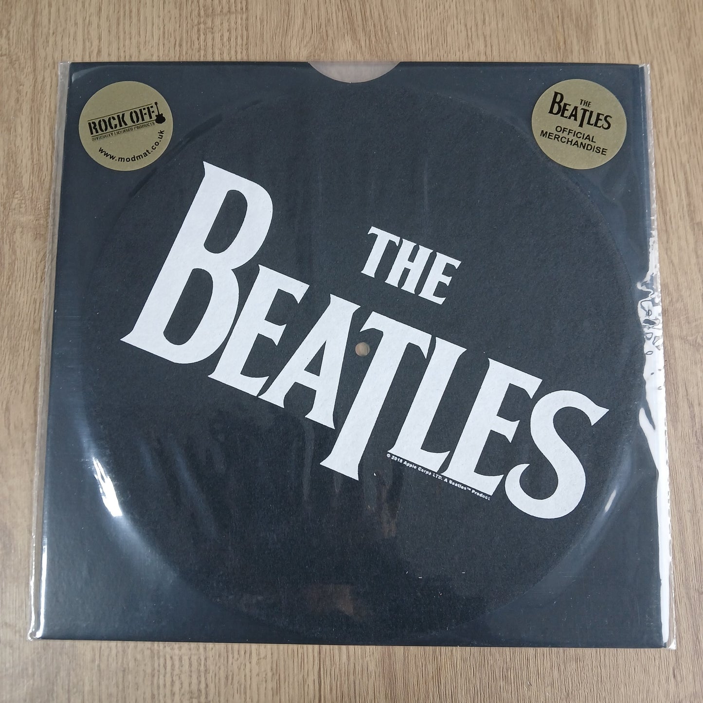 Official The Beatles Turntable Slipmat : Drop T Logo