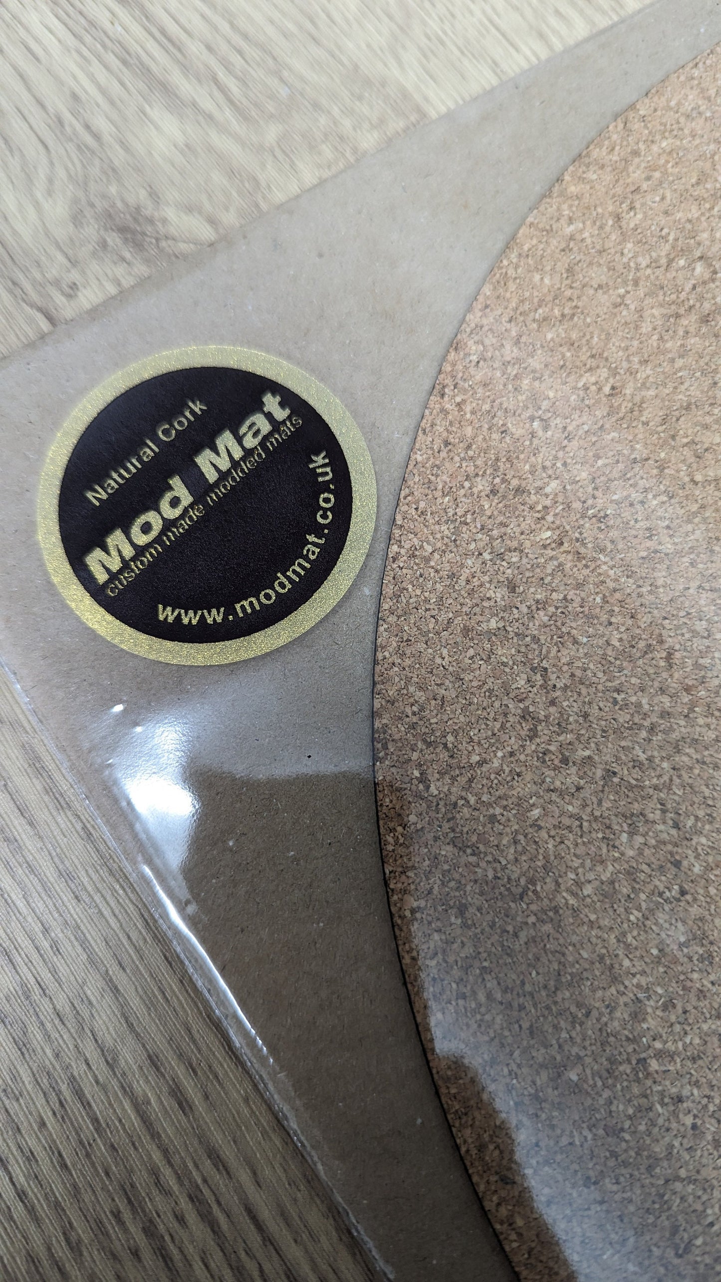 Pure CORK Slipmat - 12-inch Vinyl DJ Pro Turntable Slip Mat Record Player Technics 1210  Turntablist
