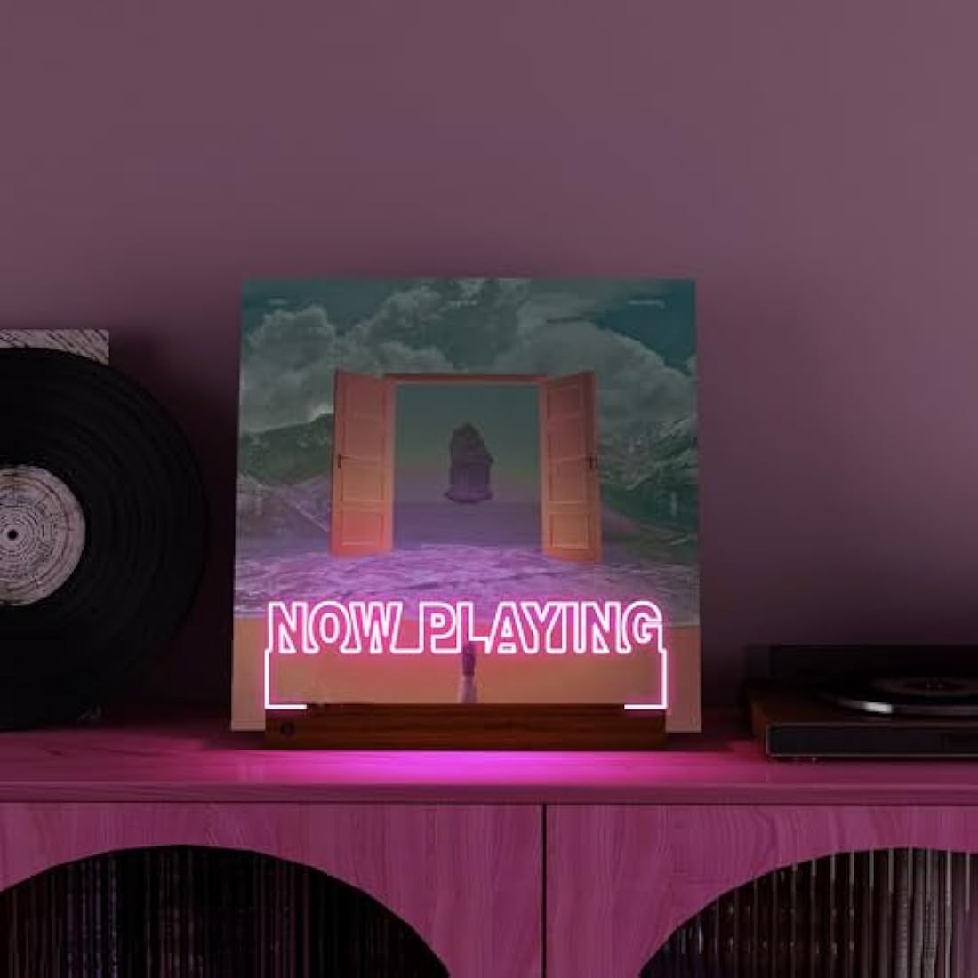 YuanDian light-up Now Playing vinyl record stand – view 3