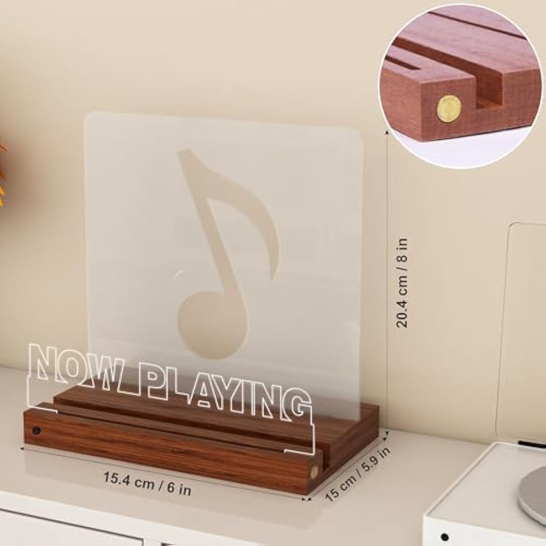 YuanDian light-up Now Playing vinyl record stand – view 5