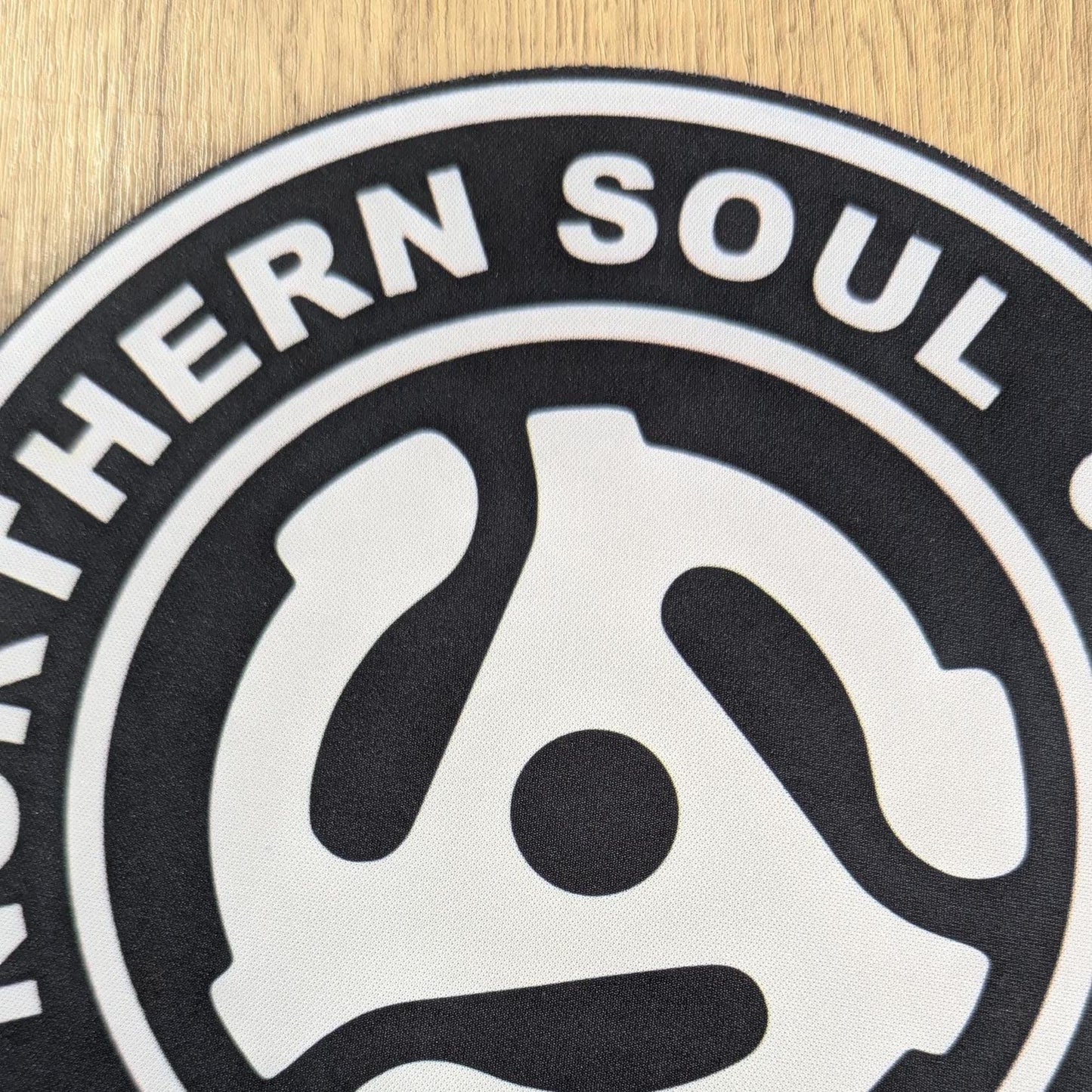 Northern Soul Adapter - Keep the Faith Circular Mouse Pad - Round Computer Mat - Desktop mousepad -  Computer Gift - Northern Soul Gift