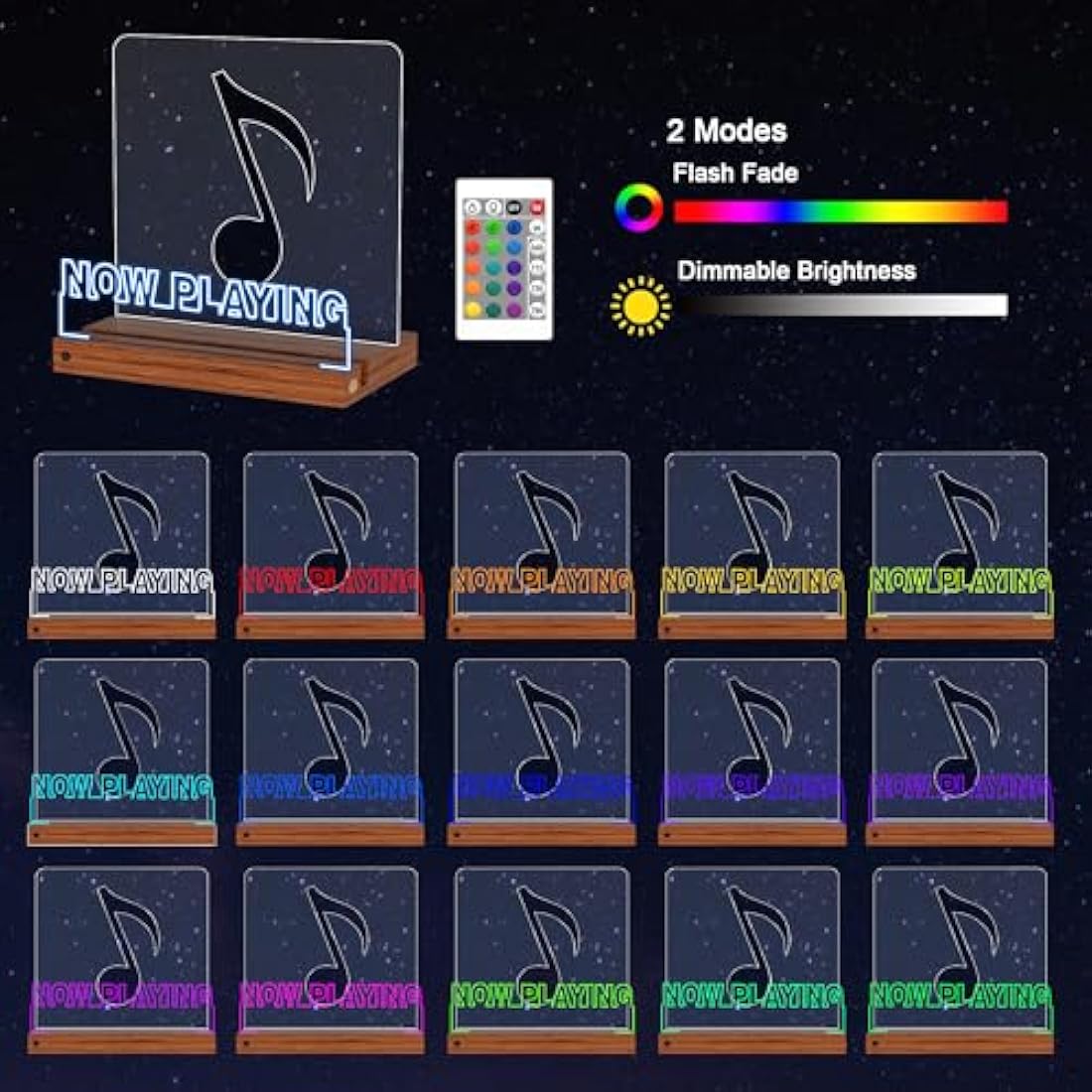 YuanDian light-up Now Playing vinyl record stand – view 2