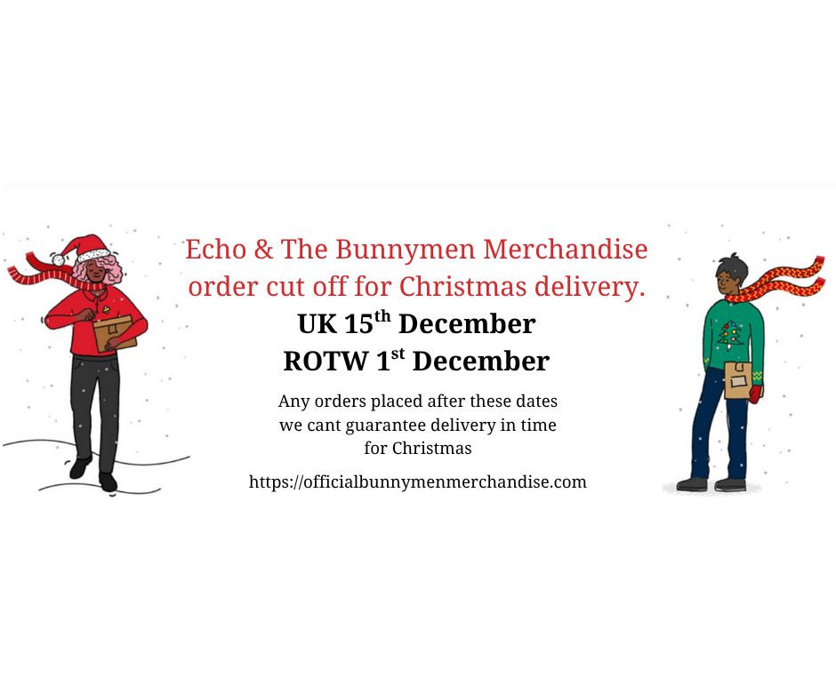Official Echo & The Bunnymen Sticker Pack