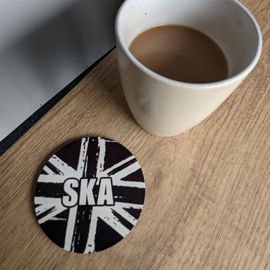 Ska Coaster – Black Union Jack
