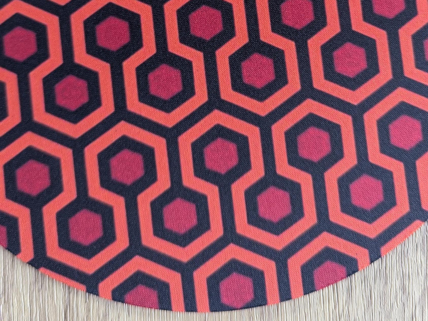Overlook Circular Mouse Pad - Round Computer Mat - Desktop mousepad - Desk Top Office Decor - Computer Gift - film buff gift