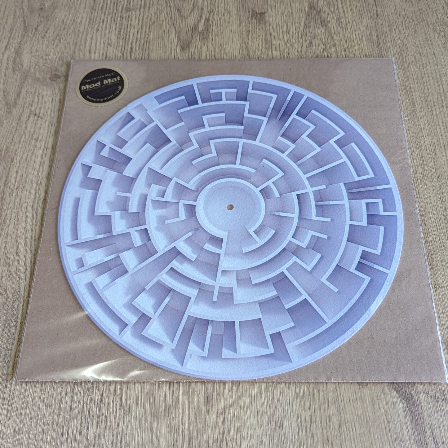 The Circular Maze Slipmat - 7 & 12 inch LP Vinyl DJ Pro Turntable Slip Mat Record Player Technics 1210 DJ Turntablist