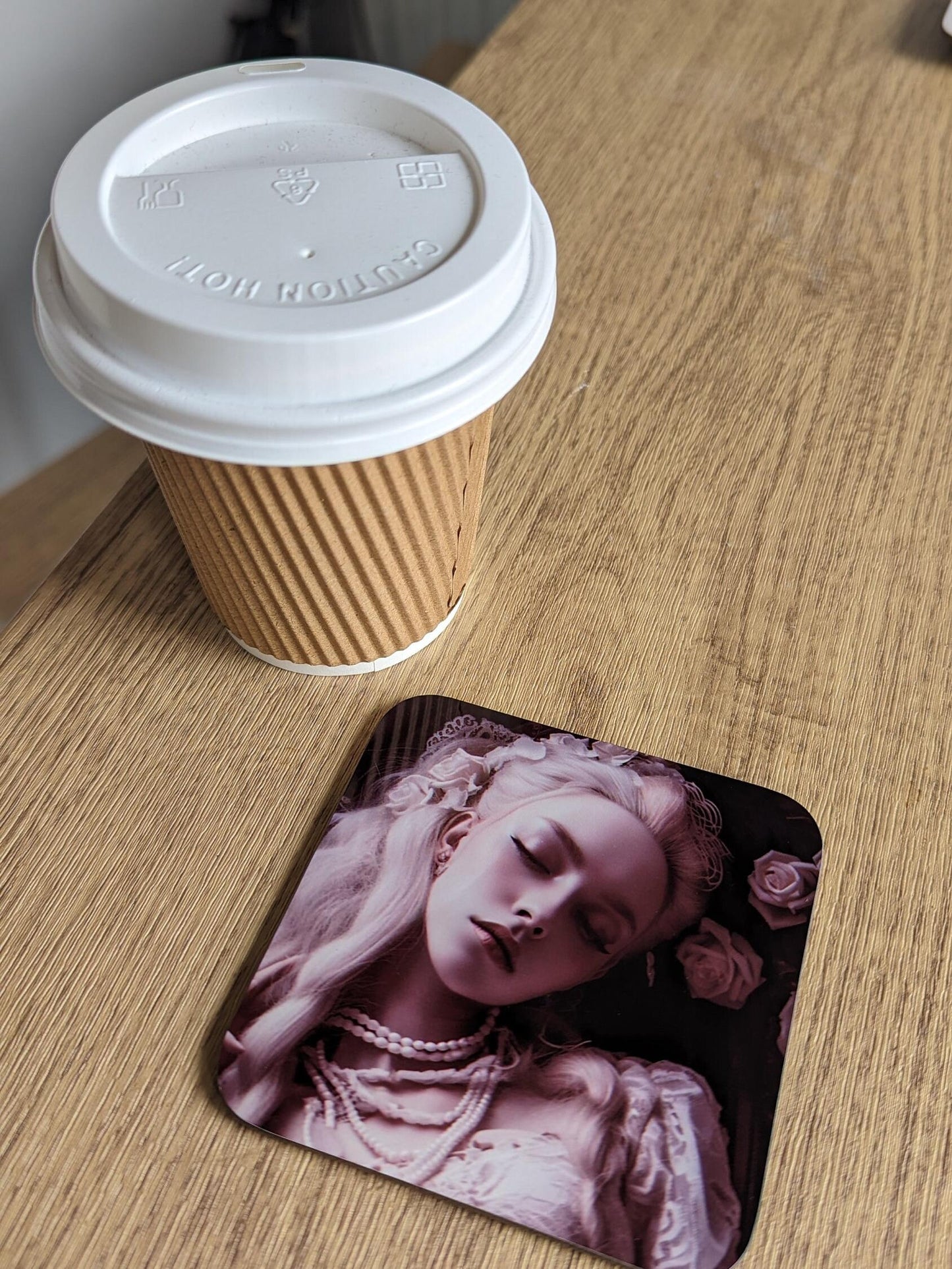 Victorian Gothic: Ladies at Rest – Set of 4 Coasters (Oil-Painted Effect)