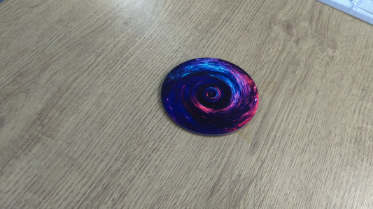 Galaxy Coaster – Swirling Vortex Design